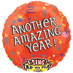 Sing-A-Tune Amazing Year Birthday 28" Sing-A-Tune Amazing Year Birthday 28"