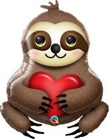 39" Adorable Sloth Foil Balloon - Pkg 39" Adorable Sloth Foil Balloon - Pkg
